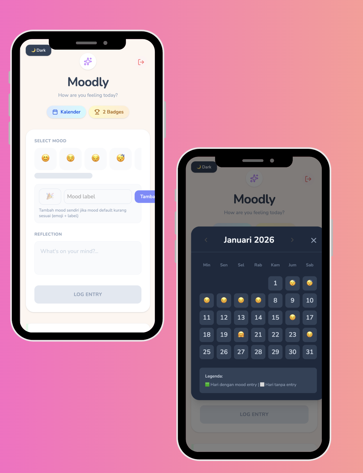 Moodly – Reflective Mood Journal